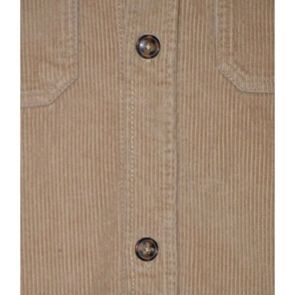 Buffalo David Bitton Men's Brown Corduroy Button Front Shacket S Pockets - Picture 5 of 11